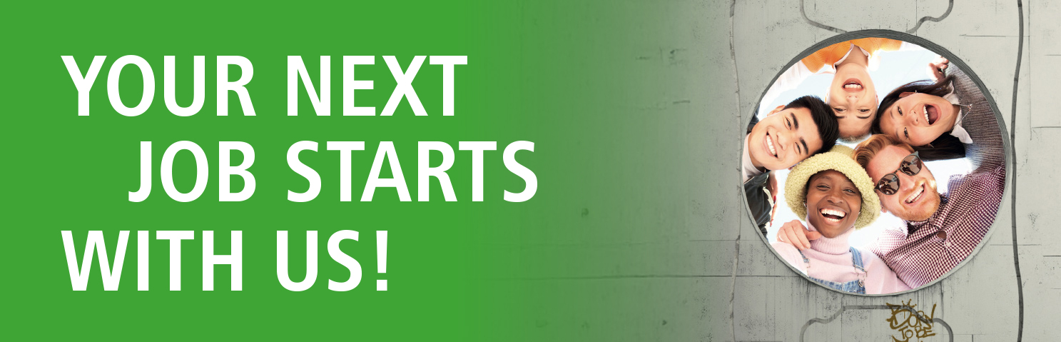 Banner Your next job starts with us