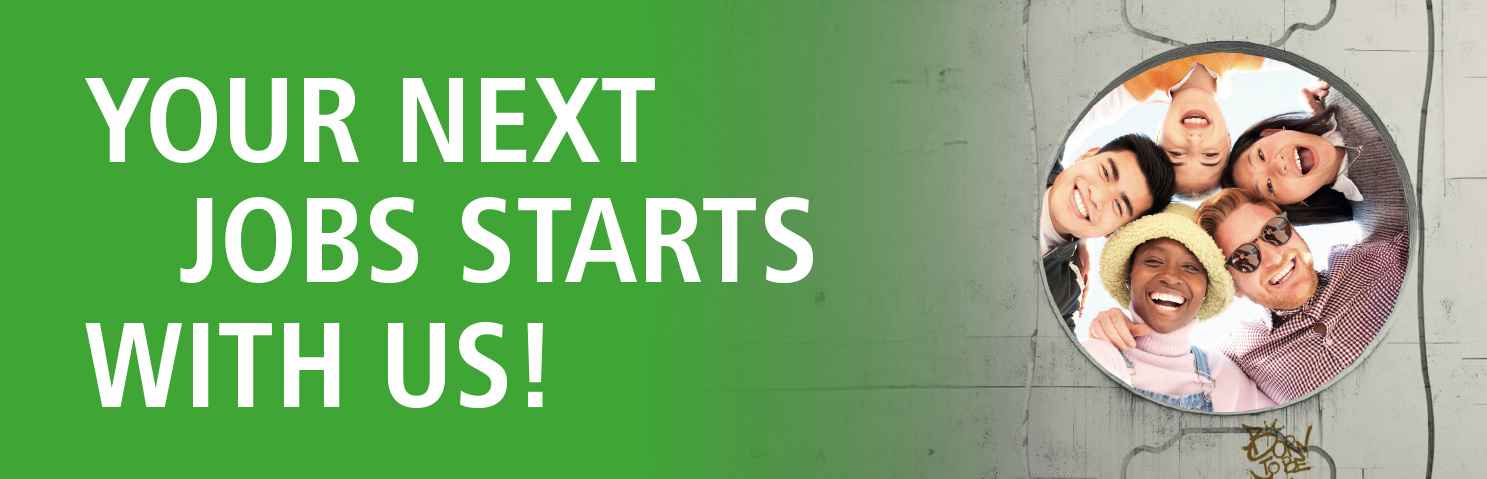 Banner Your next job starts with us