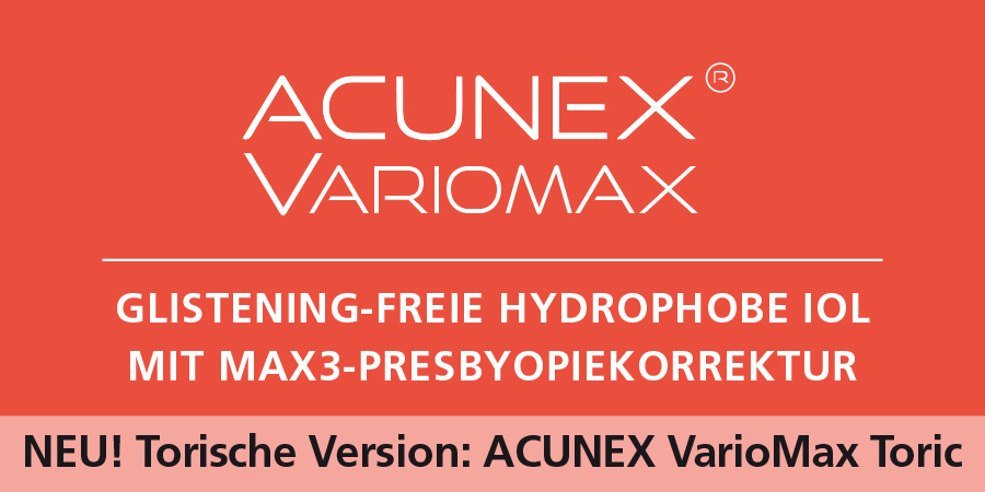 Button ACUNEX VarioMax DE NEU