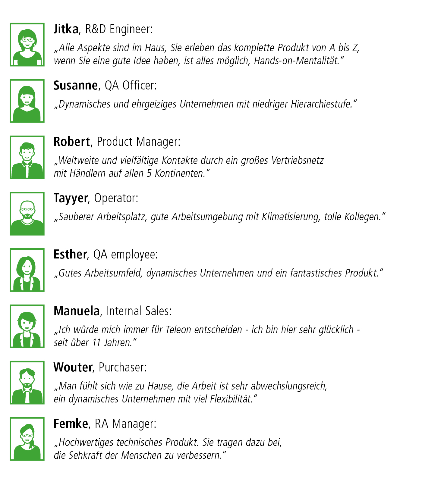 Teleon Mitarbeiter-Kommentare DE