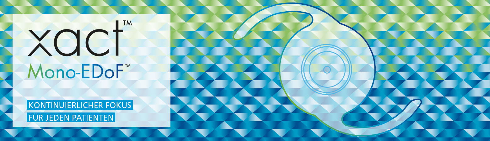 Header xact Mono-EDoF IOL DE