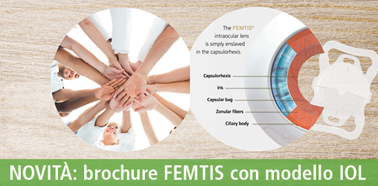 NEWS Teaser FEMTIS Broschüre mit IOL-Modell IT